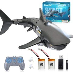 2.4G Remote Control Shark Toy 1:18Scale High Simulation Shark Shark for Swimming